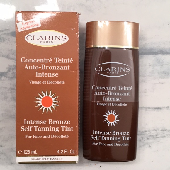 clarins intense bronze self tanning tint